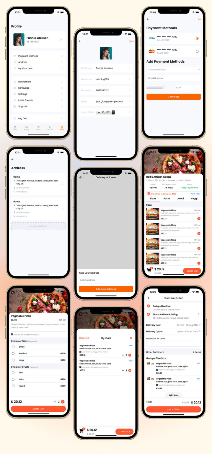 Food delivery Template