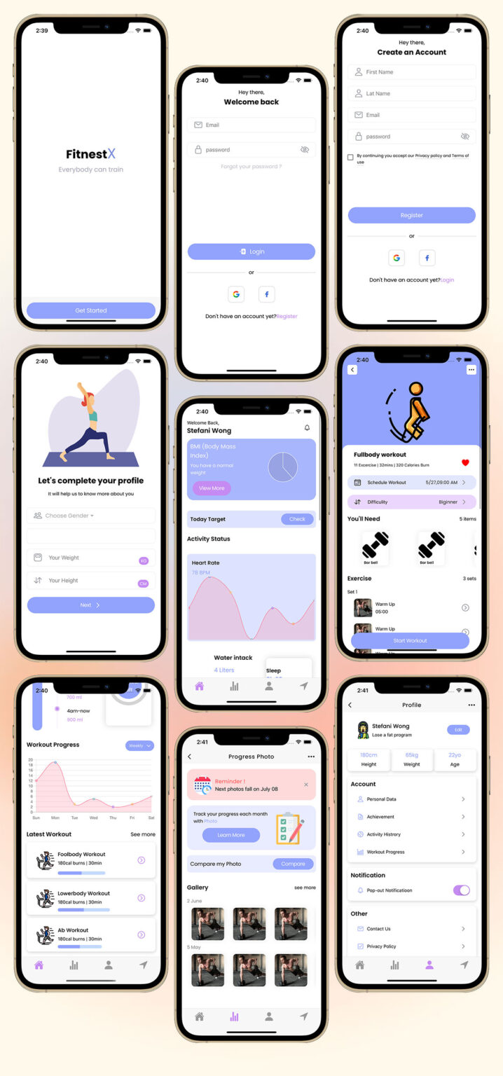 Fitness App Template