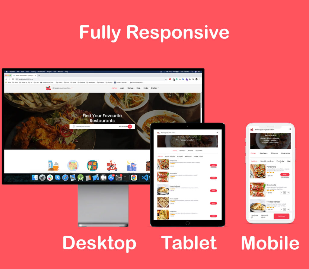 Flutter 3 Food Delivery Multi Restaurants Laravel Backend (Android + iOS + Website + Admin + PWA) - 8