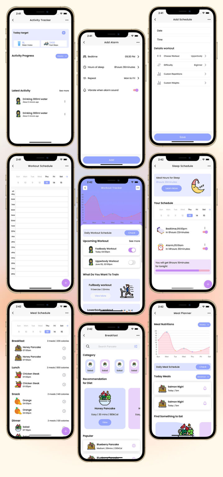 Fitness App Template