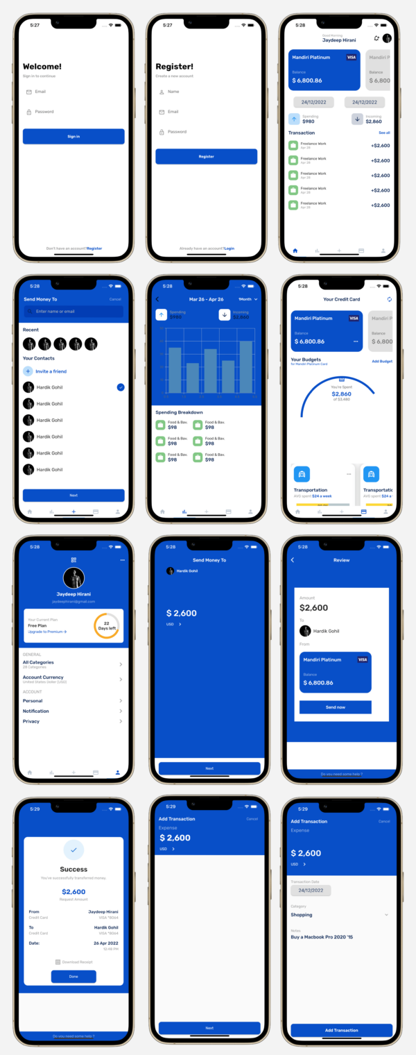 Finance App Template