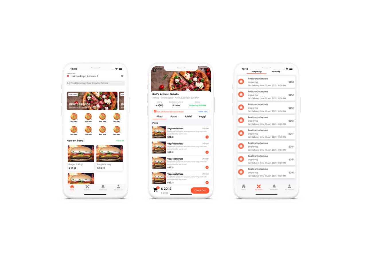 Food delivery Template