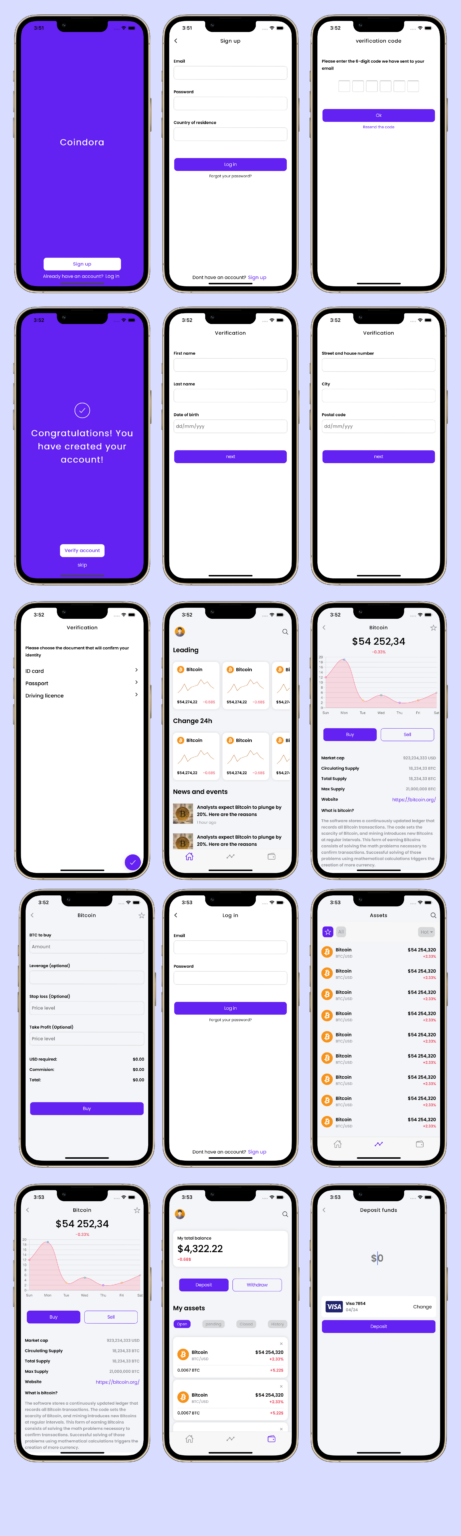 Finance App Template