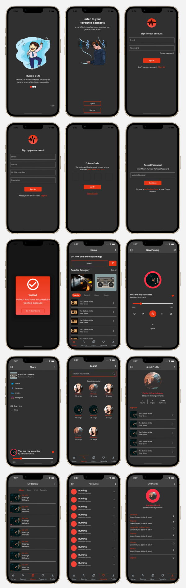 MUSIC App Template