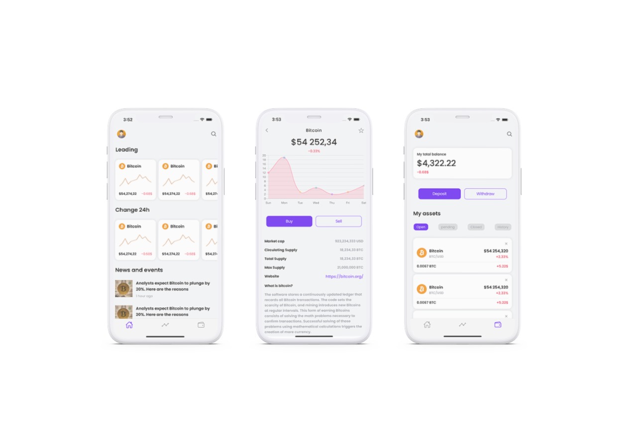 Finance App Template