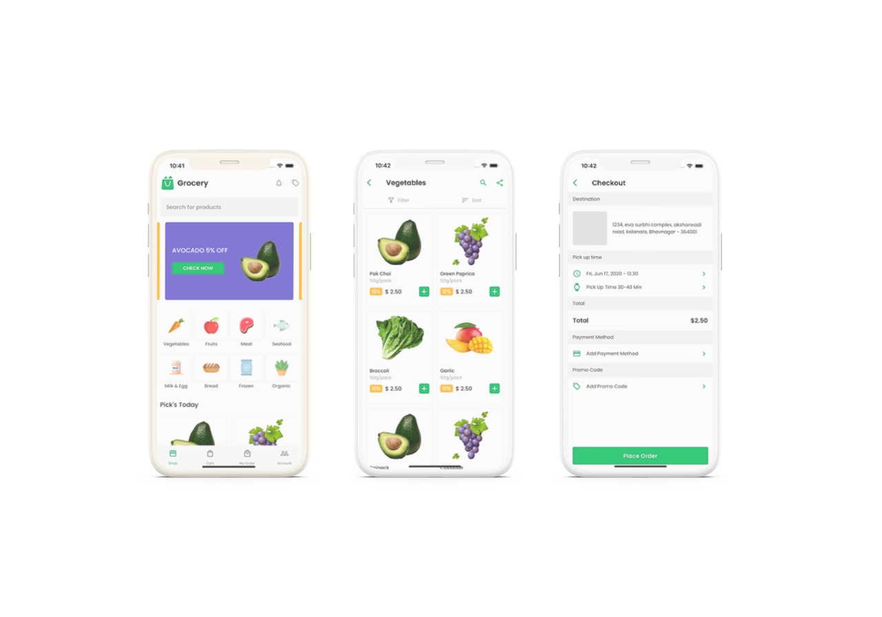 Grocery App Template