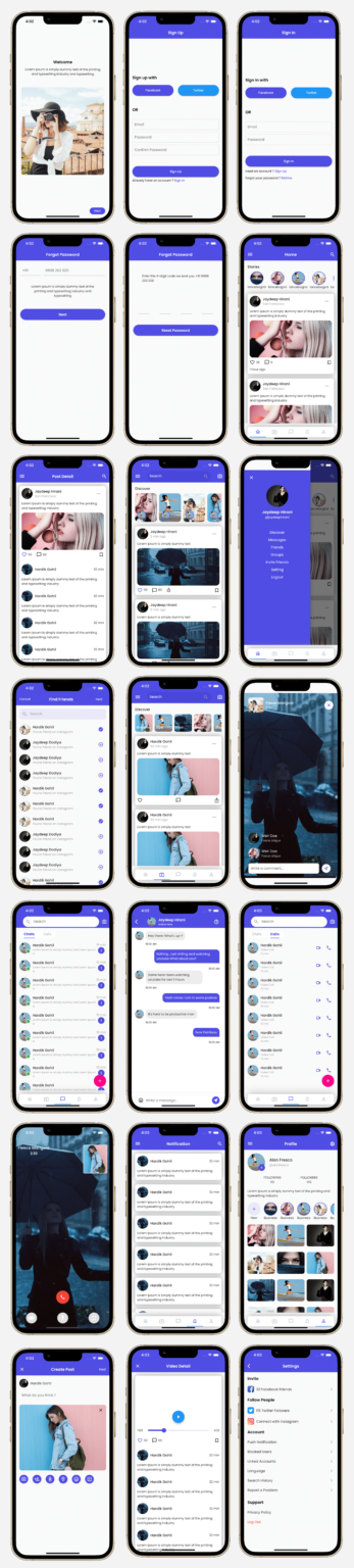 Social Networking App Template