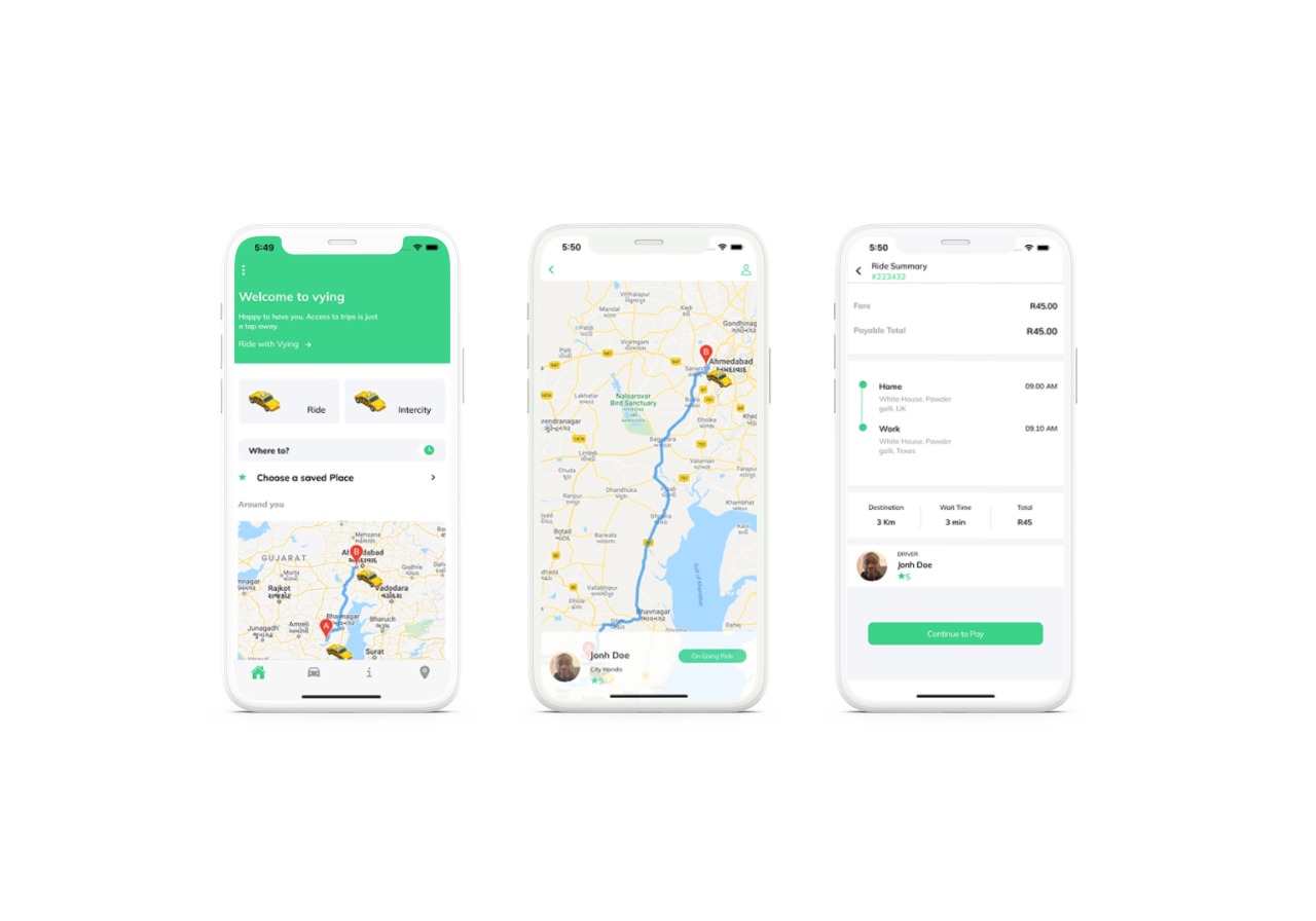 Taxi Booking App Template